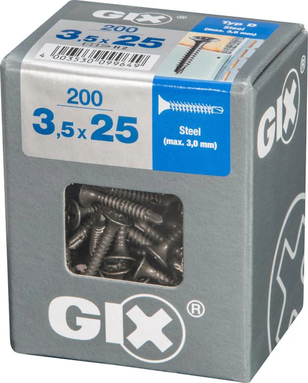 Spax GIX gipsplaatschroef philips trompetkop 3,5x25mm 200st - Image 2