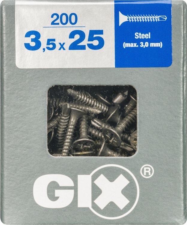 Spax GIX gipsplaatschroef philips trompetkop 3,5x25mm 200st - Image 3