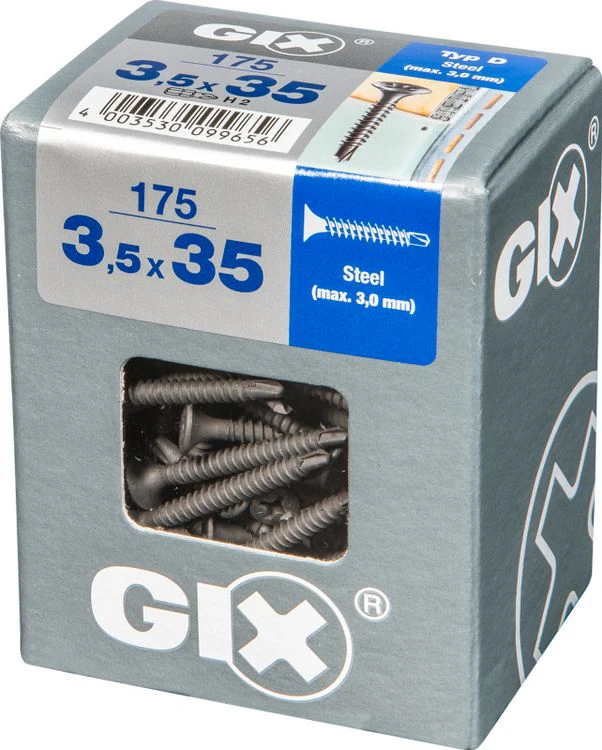 Spax GIX gipsplaatschroef philips trompetkop 3,5x35mm 175st - Image 2