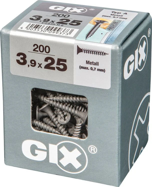 Spax GIX gipsplaatschroef philips trompetkop 3,9x25mm 200st - Image 2