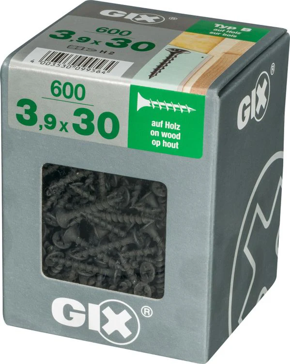 Spax GIX gipsplaatschroef philips trompetkop 3,9x30mm 600st - Image 2