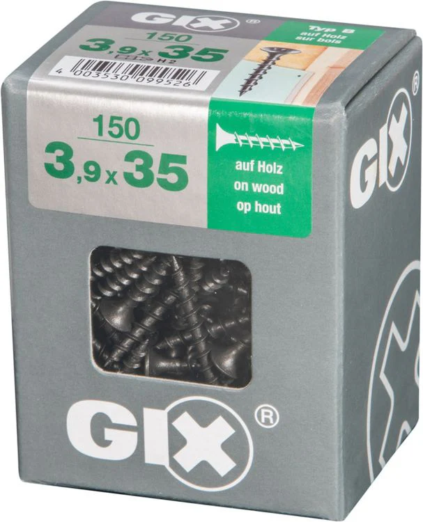 Spax GIX gipsplaatschroef philips trompetkop 3,9x35mm 150st - Image 2