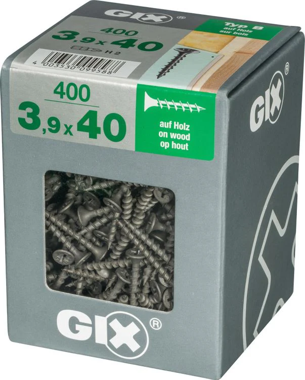 Spax GIX gipsplaatschroef philips trompetkop 3,9x40mm 400st - Image 2