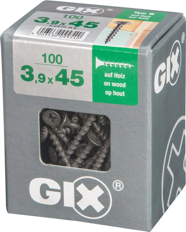 Spax GIX gipsplaatschroef philips trompetkop 3,9x45mm 100st - Image 2