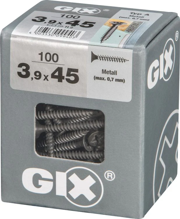Spax GIX gipsplaatschroef philips trompetkop 3,9x45mm 100st - Image 2