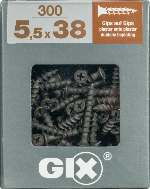Spax GIX gipsplaatschroef philips trompetkop 5,5x38mm 300st - Image 3