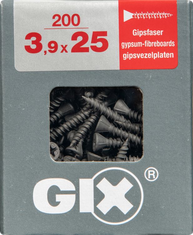 Spax GIX gipsplaatschroef philips verzonken kop 3,9x25mm 200st - Image 3