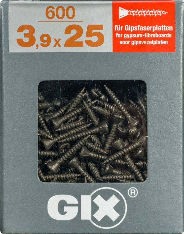 Spax GIX gipsplaatschroef philips verzonken kop 3,9x25mm 600st - Image 3