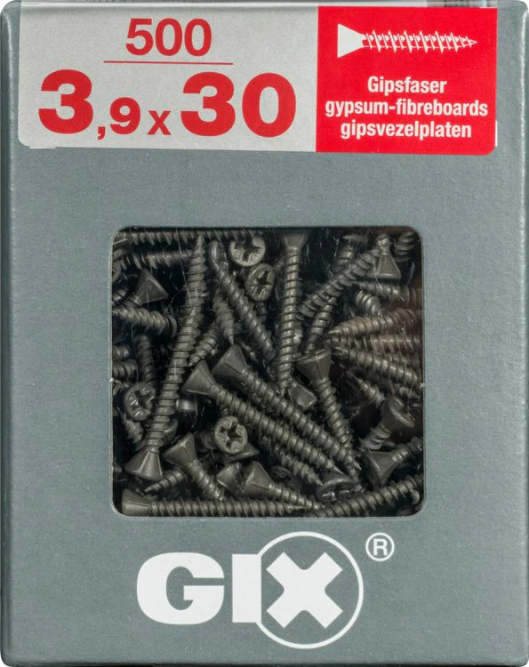 Spax GIX gipsplaatschroef philips verzonken kop 3,9x30mm 500st - Image 3