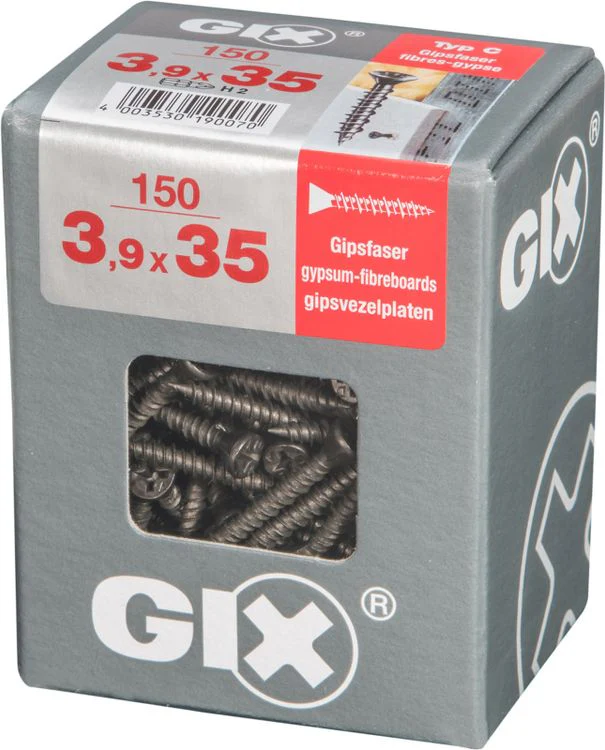 Spax GIX gipsplaatschroef philips verzonken kop 3,9x35mm 150st - Image 2