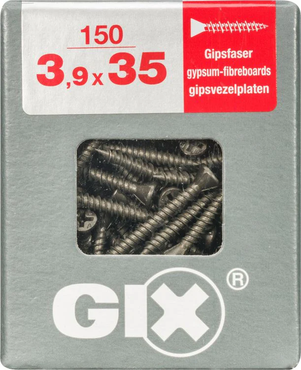 Spax GIX gipsplaatschroef philips verzonken kop 3,9x35mm 150st - Image 3