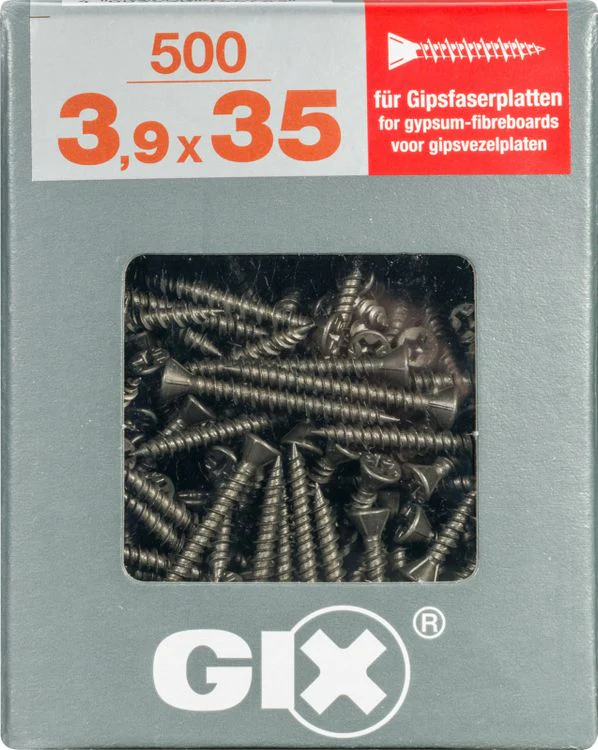 Spax GIX gipsplaatschroef philips verzonken kop 3,9x35mm 500st - Image 3