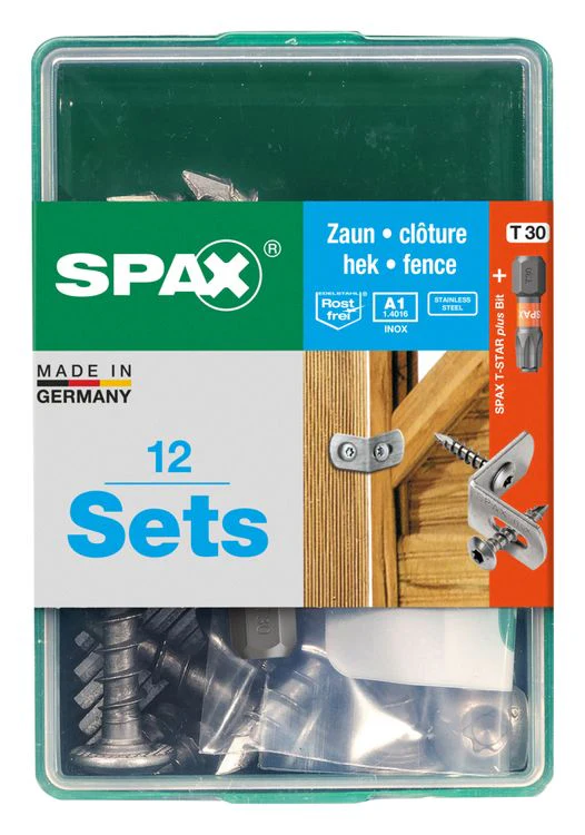 Spax hekverbinding RVS 7x35mm 12-delig - Image 2