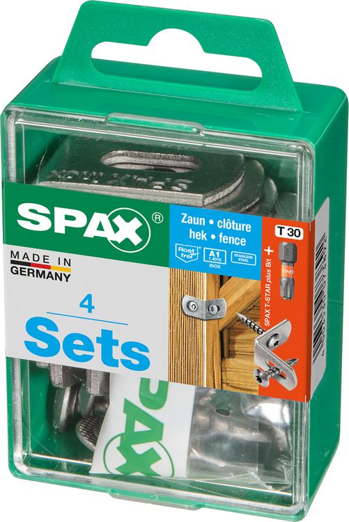 Spax hekverbinding RVS 7x35mm 4-delig - Image 2