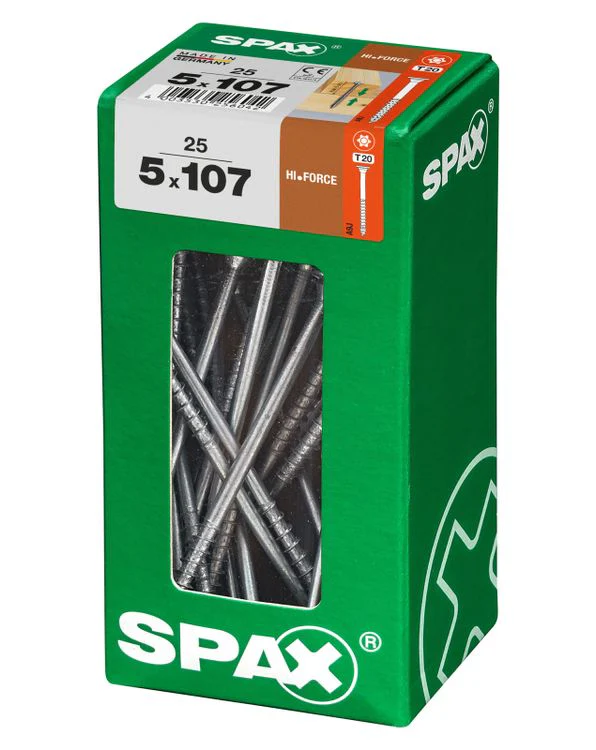 Spax HI.Force schroef T-star plus discuskop 5x107mm 25st - Image 2