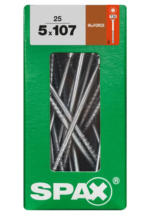Spax HI.Force schroef T-star plus discuskop 5x107mm 25st - Image 3