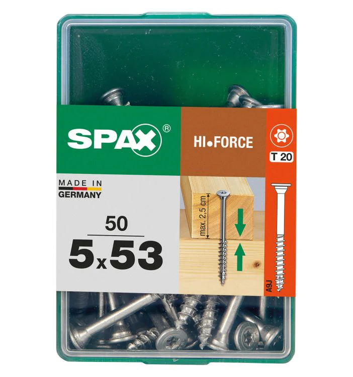 Spax HI.Force schroef T-star plus discuskop 5x53mm 50st - Image 2