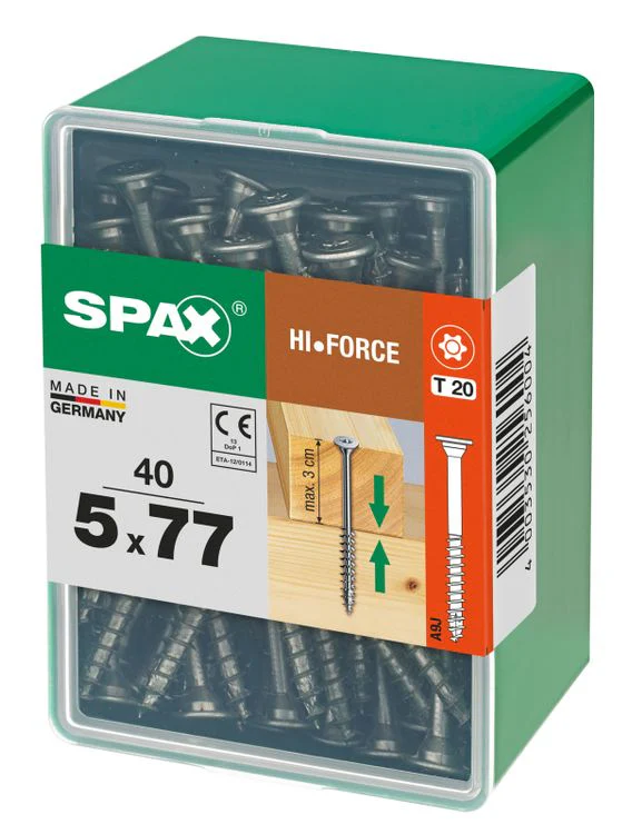 Spax HI.Force schroef T-star plus discuskop 5x77mm 40st - Image 2