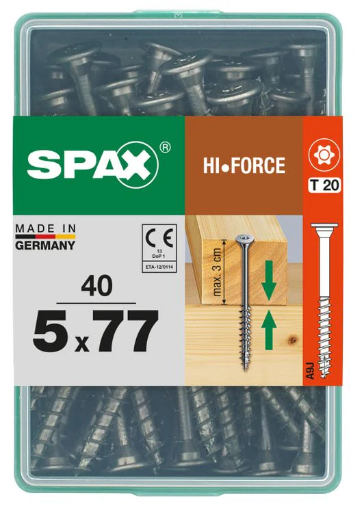 Spax HI.Force schroef T-star plus discuskop 5x77mm 40st - Image 3