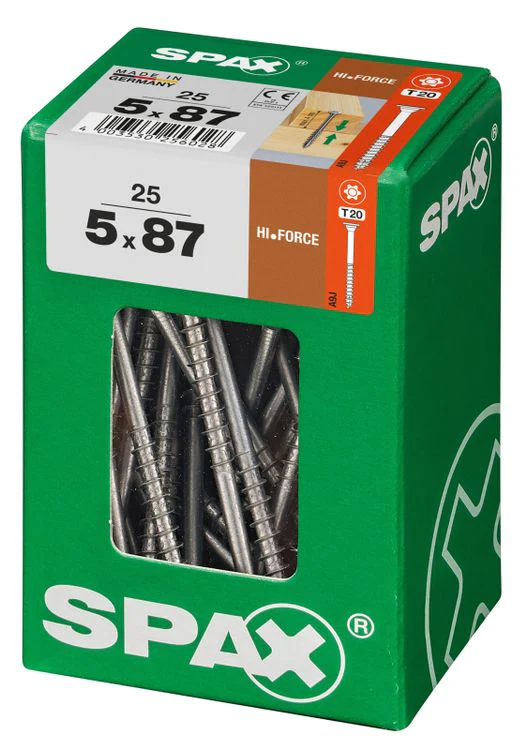 Spax HI.Force schroef T-star plus discuskop 5x87mm 25st - Image 2
