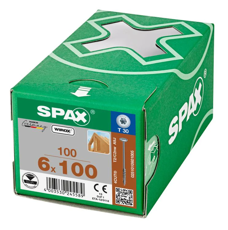 Spax HI.Force schroef T-star plus discuskop 6x100mm 100st - Image 2