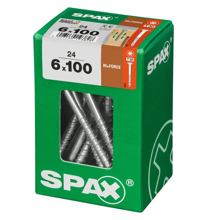 Spax HI.Force schroef T-star plus discuskop 6x100mm 24st - Image 2