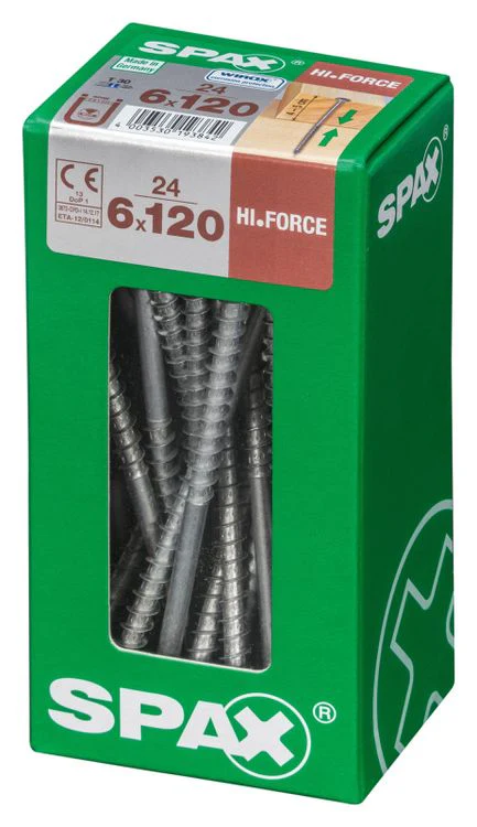 Spax HI.Force schroef T-star plus discuskop 6x120mm 24st - Image 2