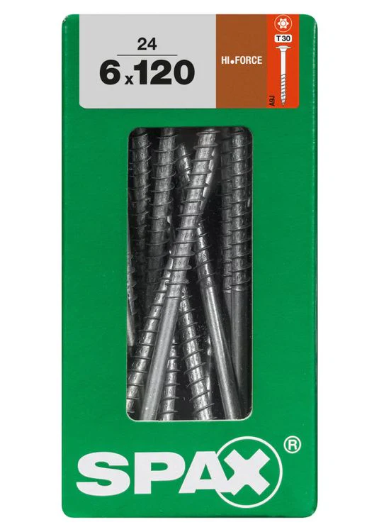 Spax HI.Force schroef T-star plus discuskop 6x120mm 24st - Image 3