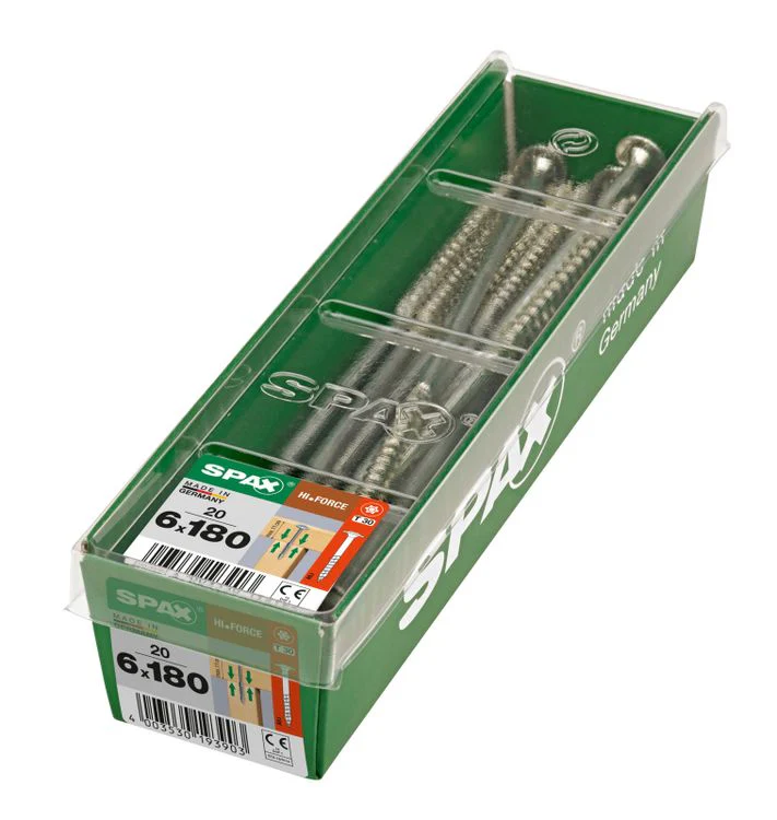 Spax HI.Force schroef T-star plus discuskop 6x180mm 20st - Image 2