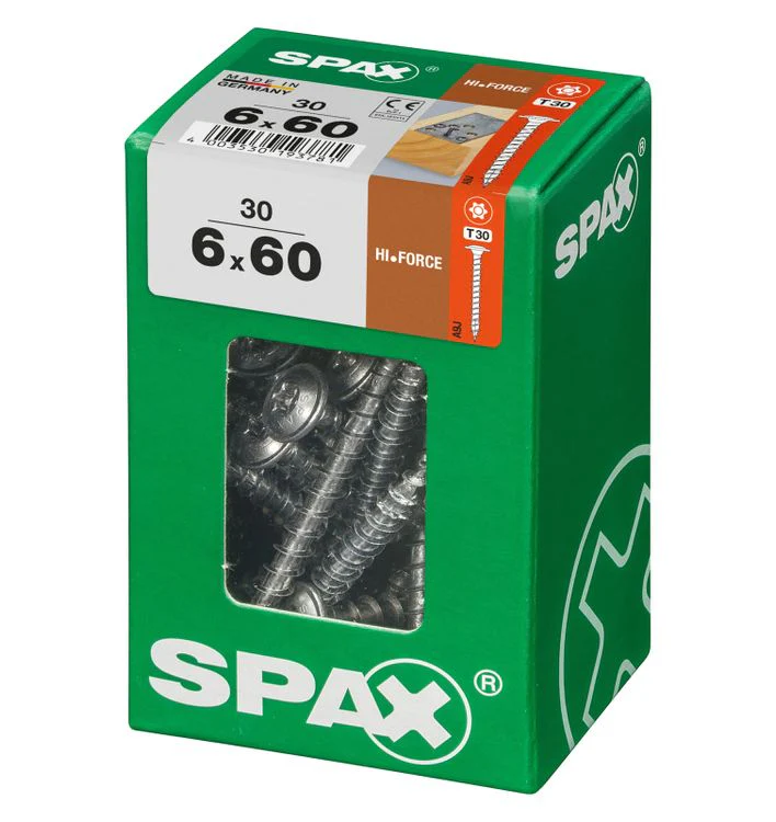 Spax HI.Force schroef T-star plus discuskop 6x60mm 30st - Image 2