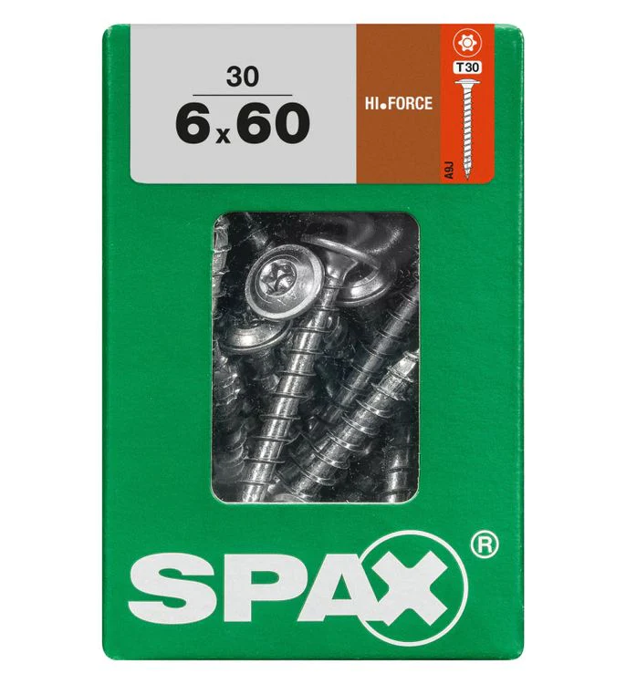 Spax HI.Force schroef T-star plus discuskop 6x60mm 30st - Image 3