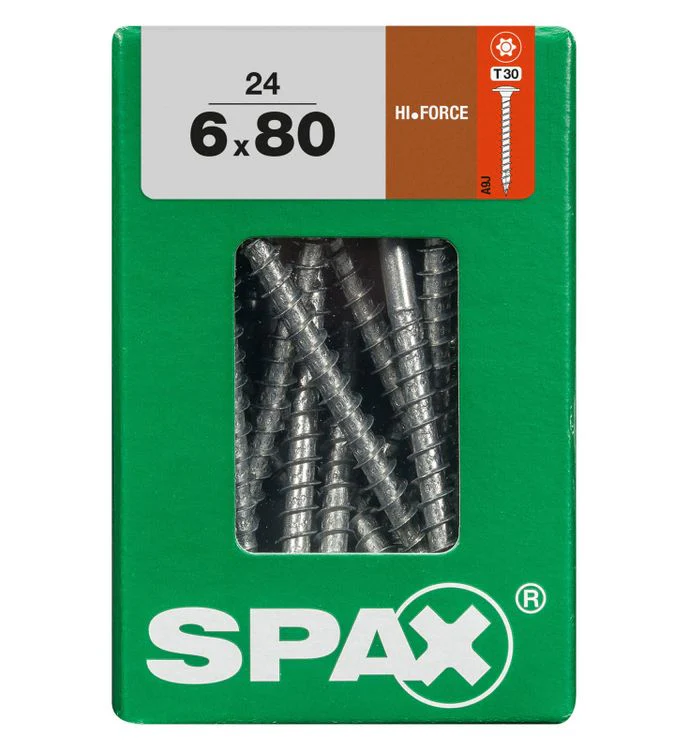 Spax HI.Force schroef T-star plus discuskop 6x80mm 24st - Image 3