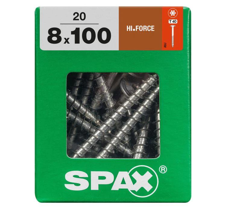Spax HI.Force schroef T-star plus discuskop 8x100mm 20st - Image 3