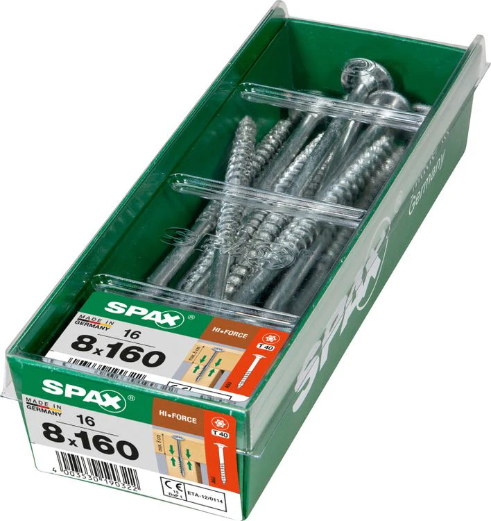 Spax HI.Force schroef T-star plus discuskop 8x160mm 16st - Image 2