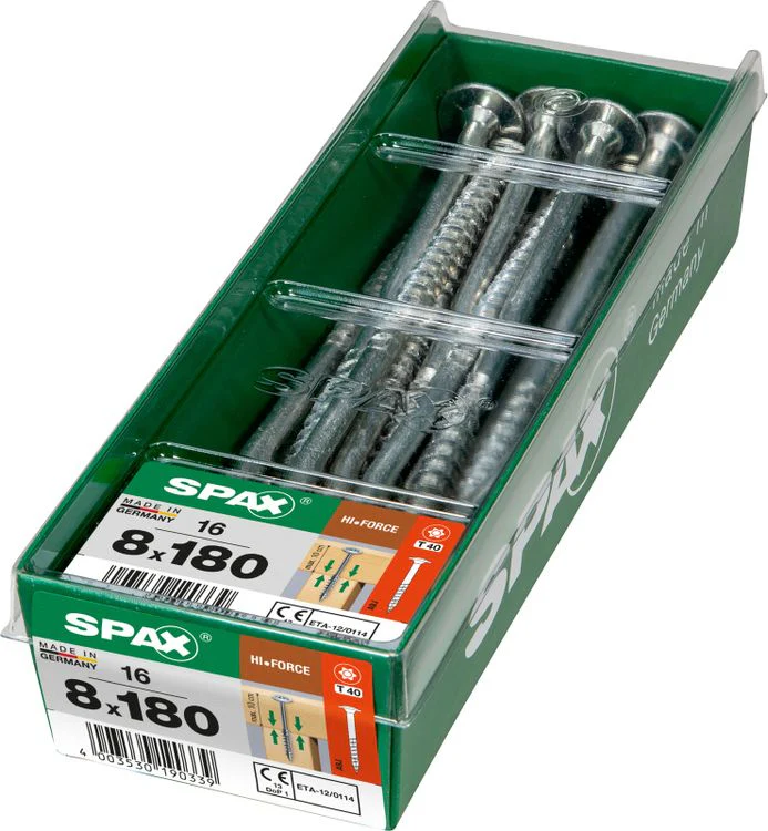 Spax HI.Force schroef T-star plus discuskop 8x180mm 16st - Image 2