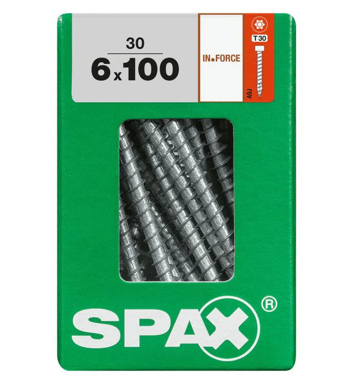 Spax IN.Force schroef T-star plus cilinderkop 6x100mm 30st - Image 2
