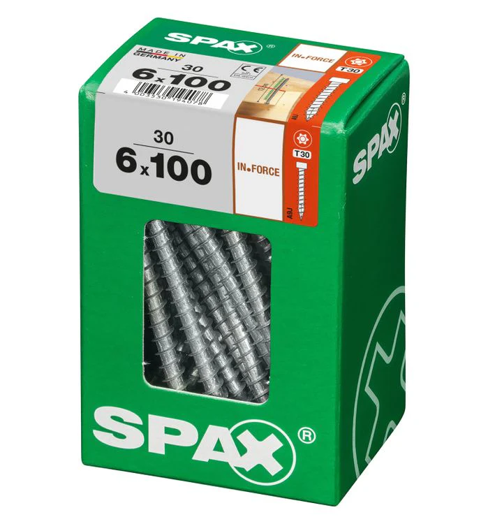 Spax IN.Force schroef T-star plus cilinderkop 6x100mm 30st - Image 3