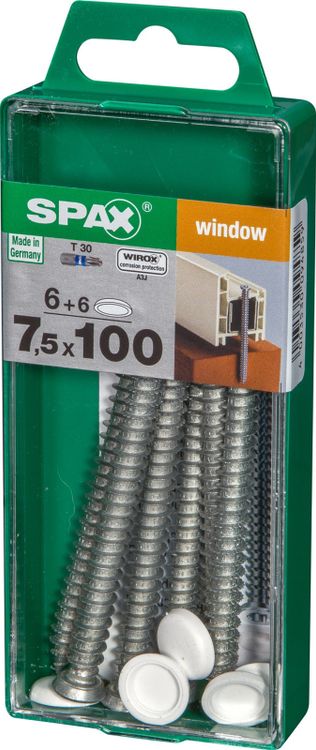 Spax kozijnschroef T-star plus platkop 7,5x100mm 6st - Image 2