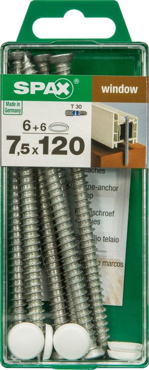 Spax kozijnschroef T-star plus platkop 7,5x120mm 6st - Image 3