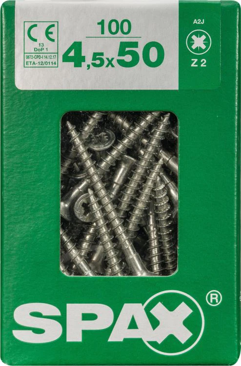 Spax schroef kopboring 4,5x50mm 100st - Image 3