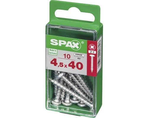 Spax schroef pozidrive bolkop 4,5x40mm 10st - Image 2
