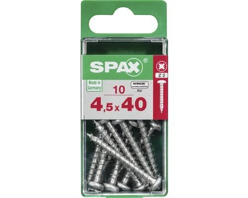 Spax schroef pozidrive bolkop 4,5x40mm 10st - Image 3