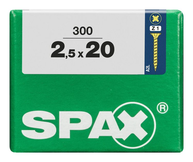 Spax schroef pozidrive verzinkt 2,5x20mm 300st - Image 3