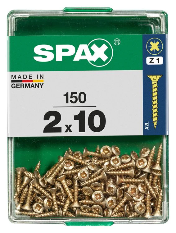 Spax schroef pozidrive verzinkt 2x10mm 150st - Image 3