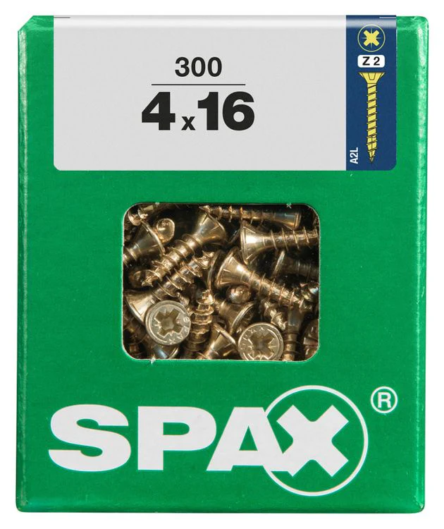 Spax schroef pozidrive verzinkt 4x16mm 300st - Image 3