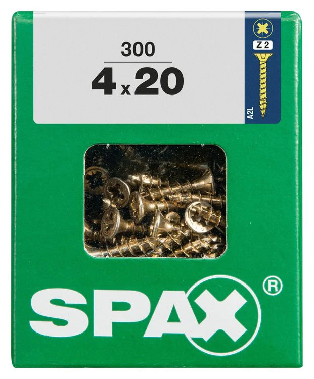 Spax schroef pozidrive verzinkt 4x20mm 300st - Image 3