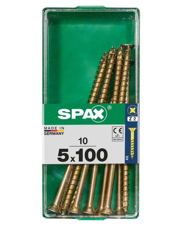 Spax schroef pozidrive verzinkt 5x100mm 10st - Image 3