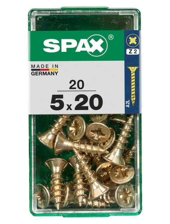 Spax schroef pozidrive verzinkt 5x20mm 20st - Image 3