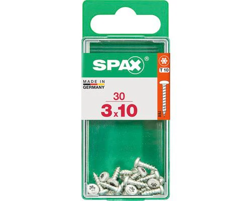 Spax schroef T-star plus bolkop 3x10mm 30st - Image 2