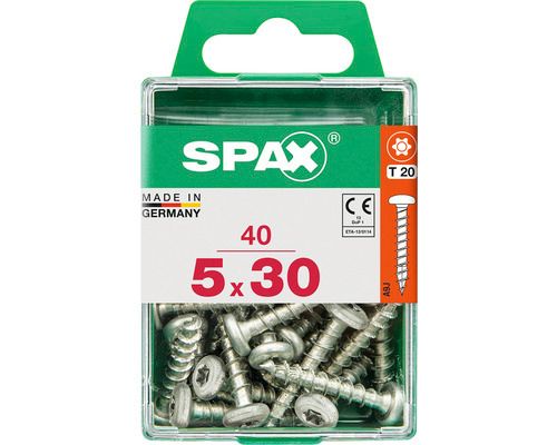 Spax schroef T-star plus bolkop 5x30mm 40st - Image 2